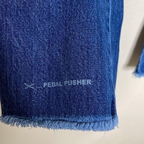 Closed Denim Made In Italy Pedal Pusher Raw Hem Jeans Size EUR 36 US 23 - Picture 4 of 10
